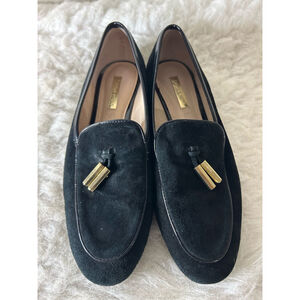 Louise et Cie Blondell Loafers Black Suede Women Size 8M